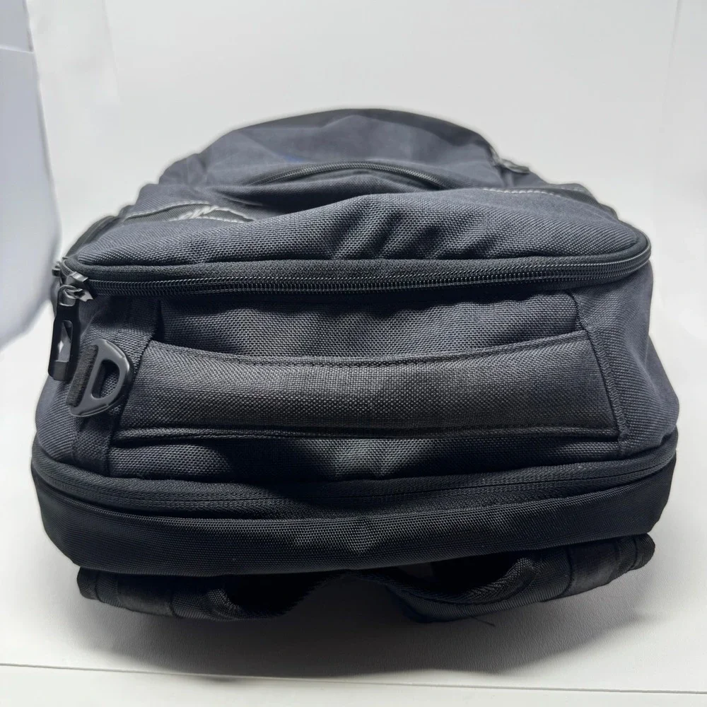 TaylorMade Golf Backpack Grey Black Matthias Academy Embroidered Padded Straps